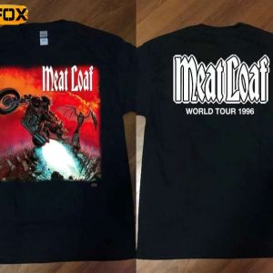 Meat Loaf Bat Out Of Hell Tour 1996 Short Sleeve T Shirt