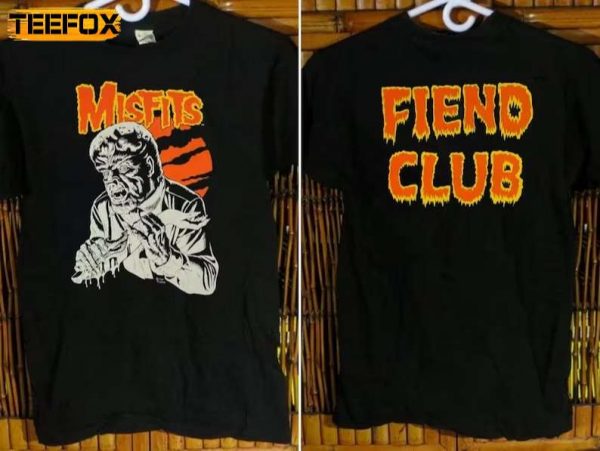 Misfits Fiend Club Album 1999 Short Sleeve T Shirt