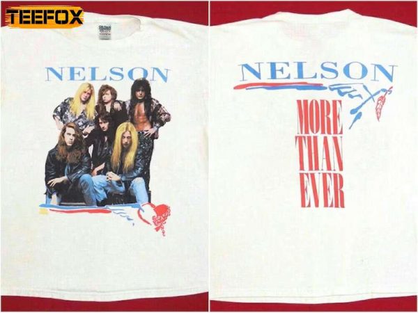 Nelson Rock Band More Than Ever 1991 Short Sleeve T Shirt