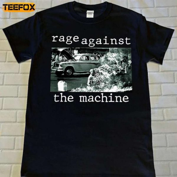 Rage Against The Machine Rock Band 1992 Tour Concert Short Sleeve T Shirt