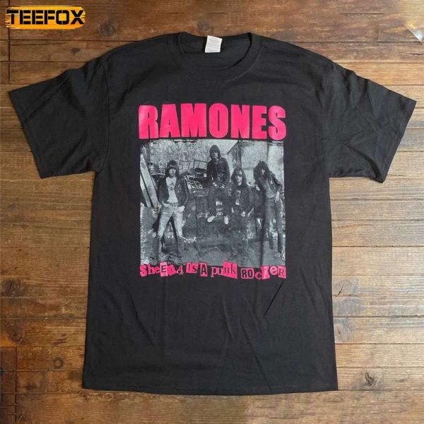 Ramones Sheena Is A Punk Rocker 1977 Short Sleeve T Shirt