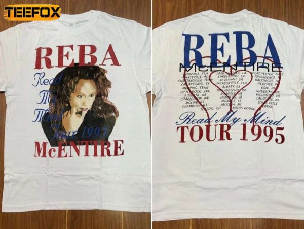 Reba McEntire Read My Mind 1995 Tour Short Sleeve T Shirt