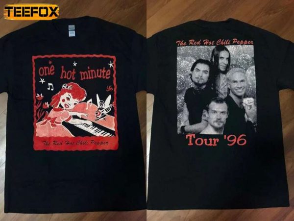 Red Hot Chili Peppers One Hot Minute Tour 96 Short Sleeve T Shirt