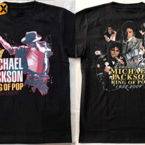 Remembering Michael Jackson King Of Pop 1958 2009 Short Sleeve T Shirt