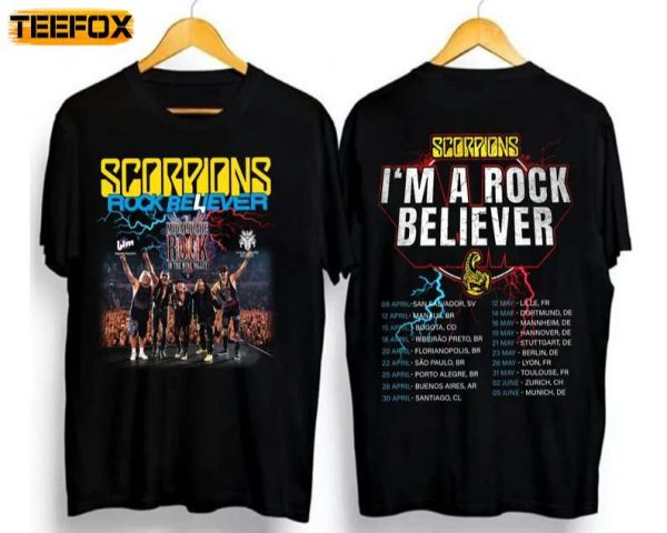 Rock Believer World Tour 2023 Short Sleeve T Shirt