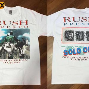 Rush Presto North American Tour 1990 Short Sleeve T Shirt