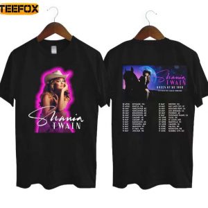 Shania Twain Queen Of Me Tour 2023 Short Sleeve T Shirt