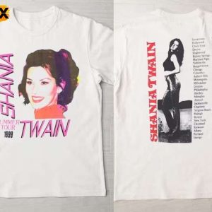 Shania Twain Summer Tour 1999 Short Sleeve T Shirt