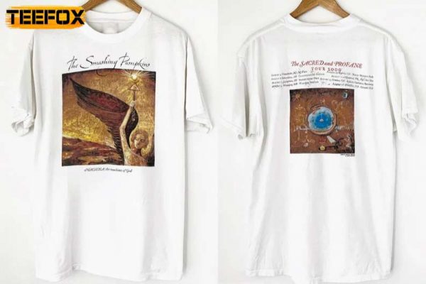 Smashing Pumpkins Machina Sacred And Profane 2000 Canadian Tour Short Sleeve T Shirt