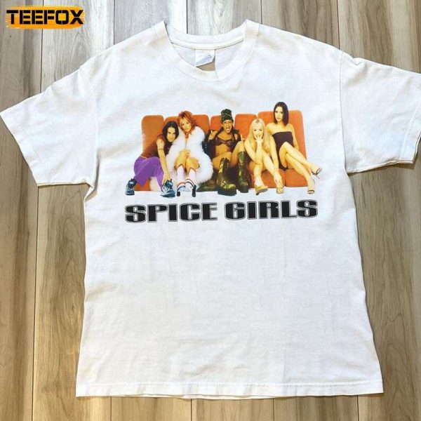 Spice Girls Band Members Retro Short Sleeve T Shirt