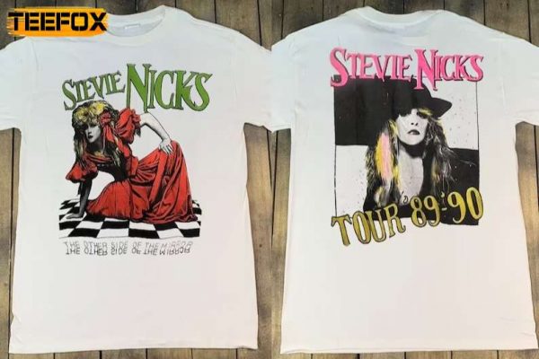 Stevie Nicks Other Side of the Mirror Tour 1989 1990 Short Sleeve T Shirt