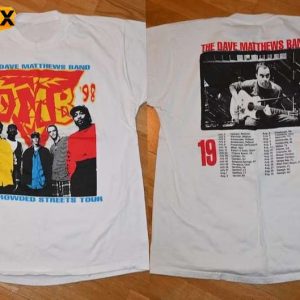 The Dave Matthews Band Crowded Streets Tour 1998 Short Sleeve T Shirt