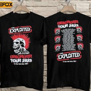 The Exploited Disorder Tour 2023 Short Sleeve T Shirt
