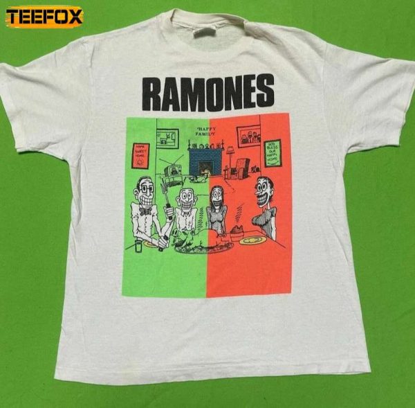 The Ramones Happy Family Short Sleeve T Shirt