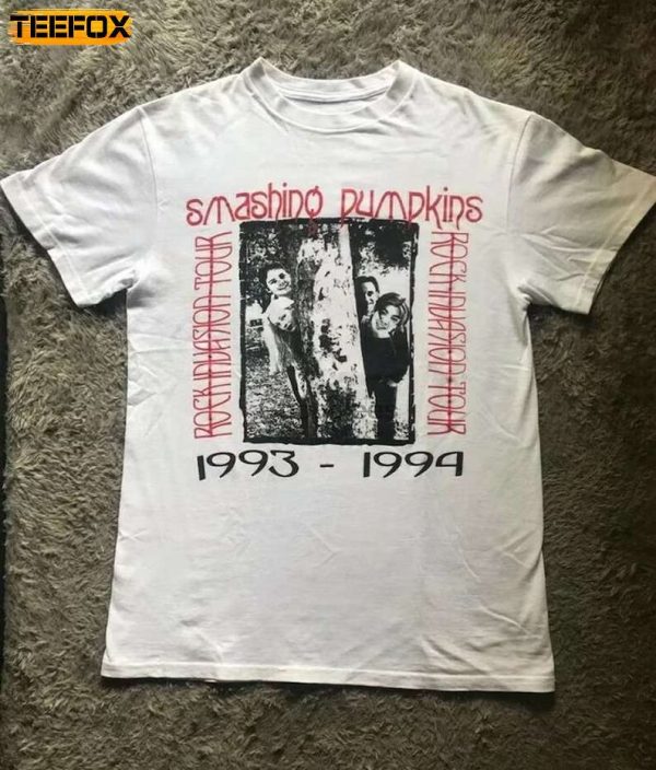 The Smashing Pumpkins 1993 1994 Tour Short Sleeve T Shirt