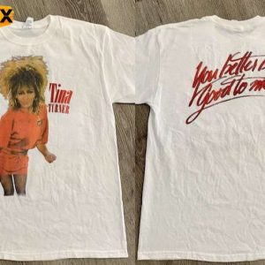 Tina Turner Better Be Good To Me Concert 1984 Short Sleeve T Shirt