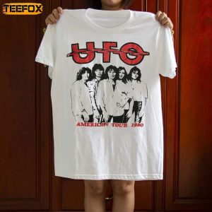UFO No Place To Run American Tour 1980 Short Sleeve T Shirt