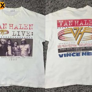 Van Halen Live Right Here Right Now The Tour 1993 Short Sleeve T Shirt