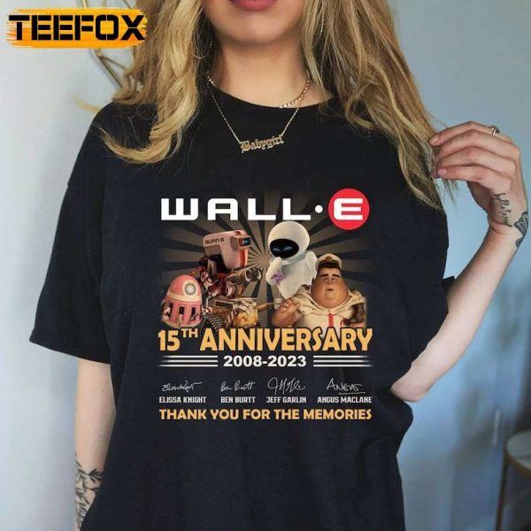 Wall E Special Order 15th Anniversary Short Sleeve T Shirt