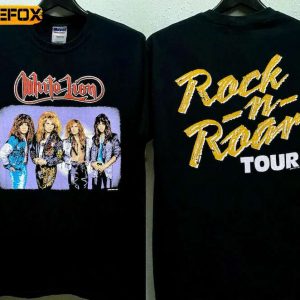 White Lion Rock N Roar Tour 1988 Short Sleeve T Shirt