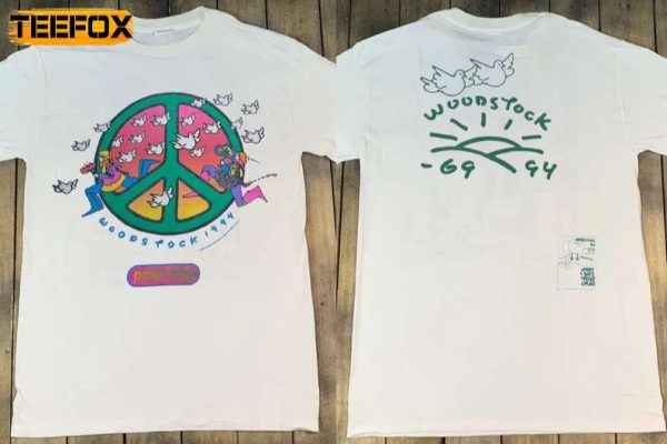 Woodstock 94 Peter Max Concert Festival Short Sleeve T Shirt
