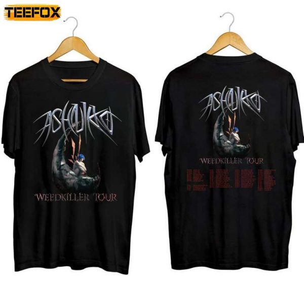 Ashnikko 2023 Weedkiller Tour America Concert Music Short Sleeve T Shirt