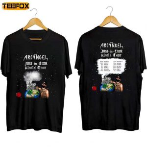 Austin A Santos Just In Time 2023 World Tour Short Sleeve T Shirt