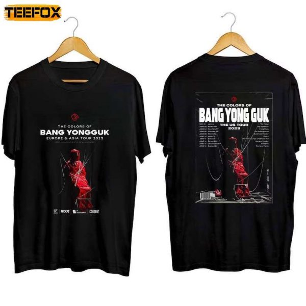 Bang Yong Guk The Colors Of Bang Yong Guk Tour 2023 Short Sleeve T Shirt