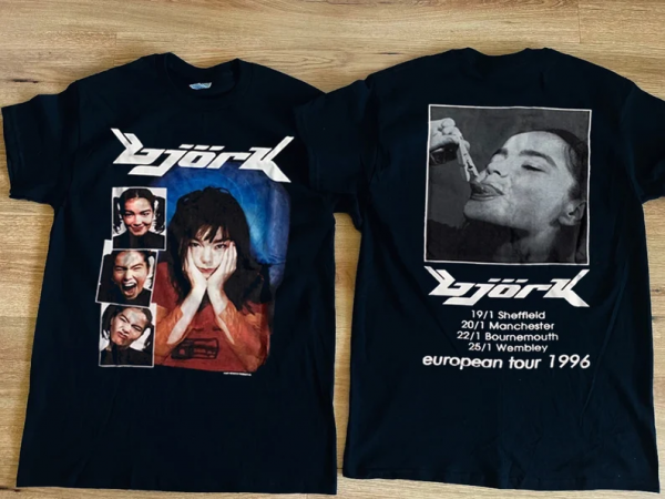 Bjork European Tour 1996 Short Sleeve T Shirt