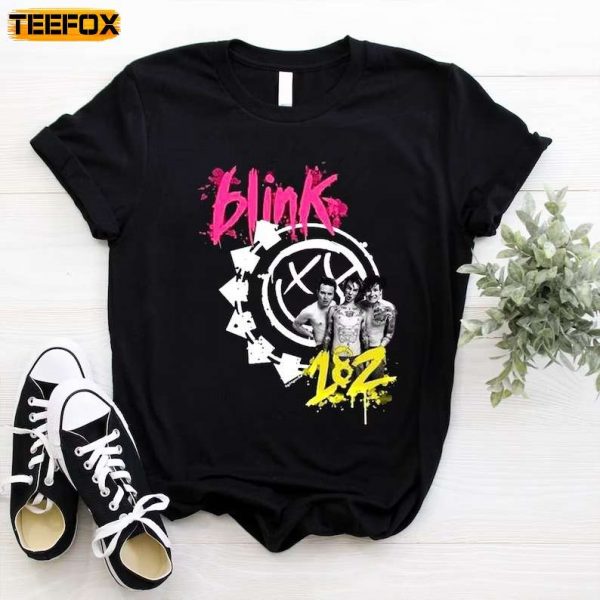 Blink 182 Band Members Short Sleeve T Shirt