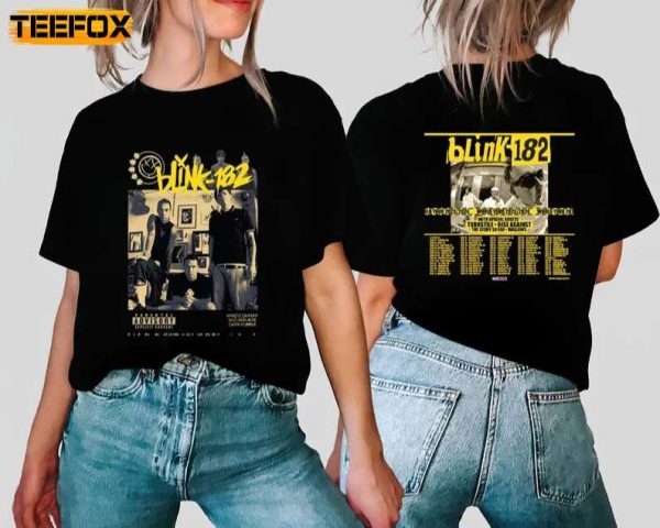Blink 182 Band Tour 2023 2024 Short Sleeve T Shirt