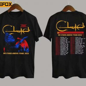 Clutch No Stars Above Tour 2023 Short Sleeve T Shirt