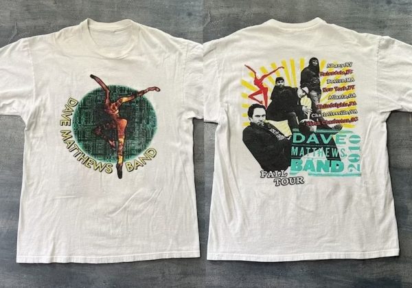 Dave Matthews Band Fall Tour 2010 Short Sleeve T Shirt