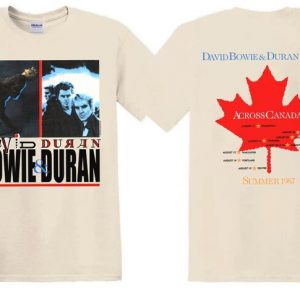David Bowie Duran Duran Summer Tour 1987 Short Sleeve T Shirt