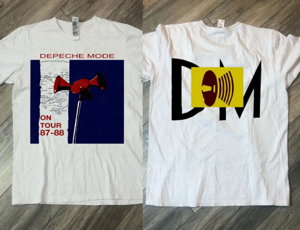 Depeche Mode On Tour 87 88 Short Sleeve T Shirt