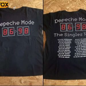 Depeche Mode The Singles Tour 86 98 Short Sleeve T Shirt