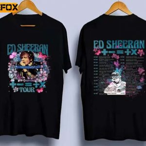 Ed Sheeran Butterfly The Mathematics Tour Bad Habits Short Sleeve T Shirt