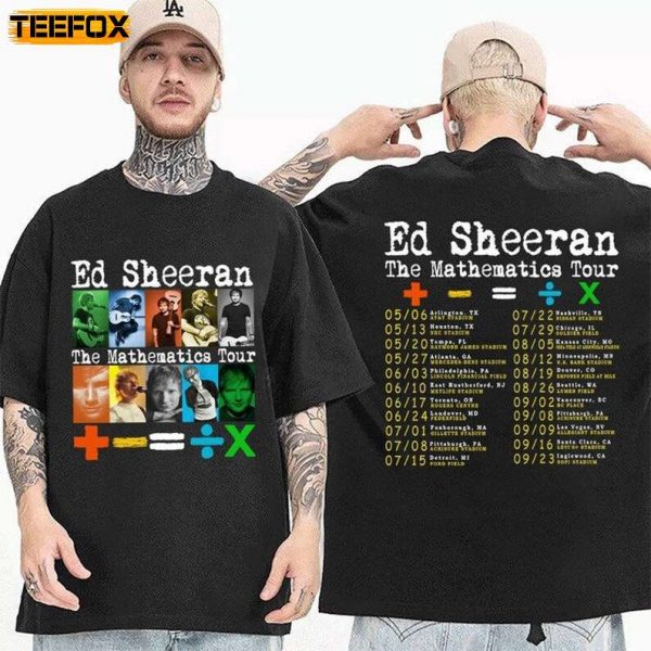 Ed Sheeran The Mathematics Tour 2023 Classic T Shirt