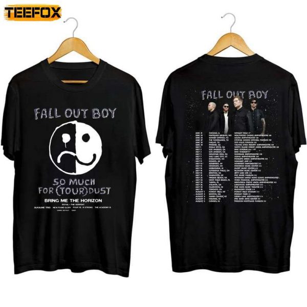 Fall Out Boy 2023 Tour Band Concert Short Sleeve T Shirt