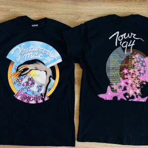Fleetwood Mac Penguin Tour 1994 Short Sleeve T Shirt