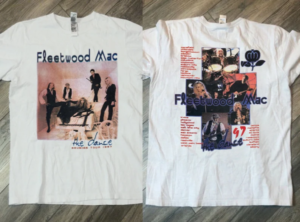 Fleetwood Mac The Dance Tour 1997 Short Sleeve T Shirt
