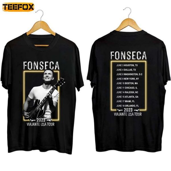 Fonseca Viajante USA Tour 2023 Short Sleeve T Shirt