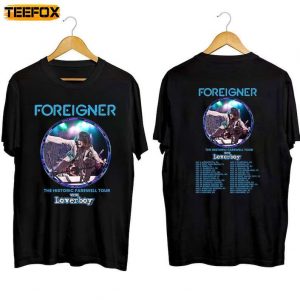 Foreigner The Histroric Farewell Tour 2023 Music Concert Short Sleeve T Shirt