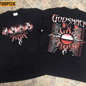 Godsmack Rock Band Tour Short Sleeve T Shirt