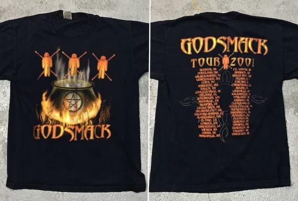 Godsmack Tour 2001 Short Sleeve T Shirt