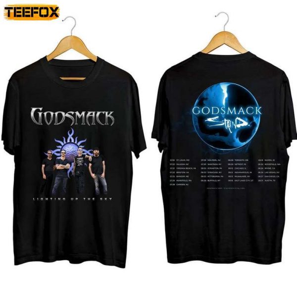 Godsmack With Staind 2023 Tour Short Sleeve T Shirt