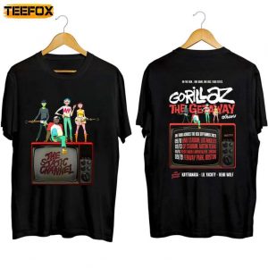 Gorillaz The Getaway Shows 2023 Band Music Short Sleeve T Shirt