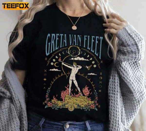 Greta Van Fleet Strange Horizons Tour Concert Short Sleeve T Shirt
