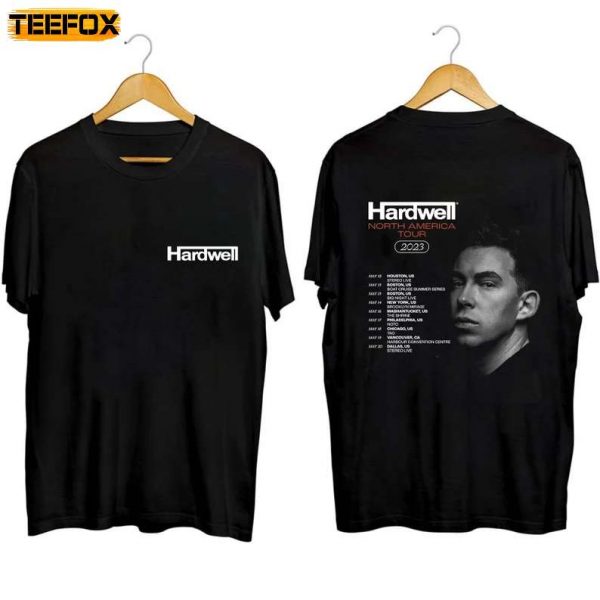 Hardwell North America Tour 2023 Short Sleeve T Shirt