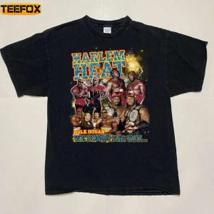 Harlem Heat Hulk Hogan We Comin For You Black Wrestling Short Sleeve T Shirt